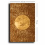 Wallity Lienzo Decorativo Dorado 45 x 70 cm